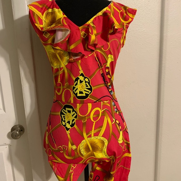 Short Pink Romper - Picture 1 of 2